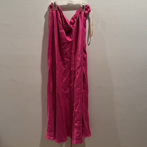 Farm Rio Lenzig Midi Skirt with beaded tie tassels - Picture 3 of 7